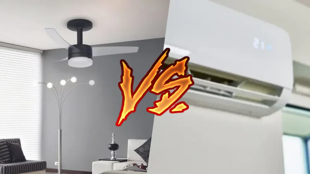 Comparação de Consumo - Ventilador de Teto vs Ar Condicionado