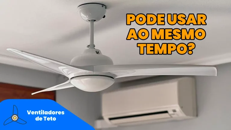 Leia mais sobre o artigo Pode Ligar Ar-Condicionado e Ventilador de Teto ao mesmo tempo? Dicas Completas!