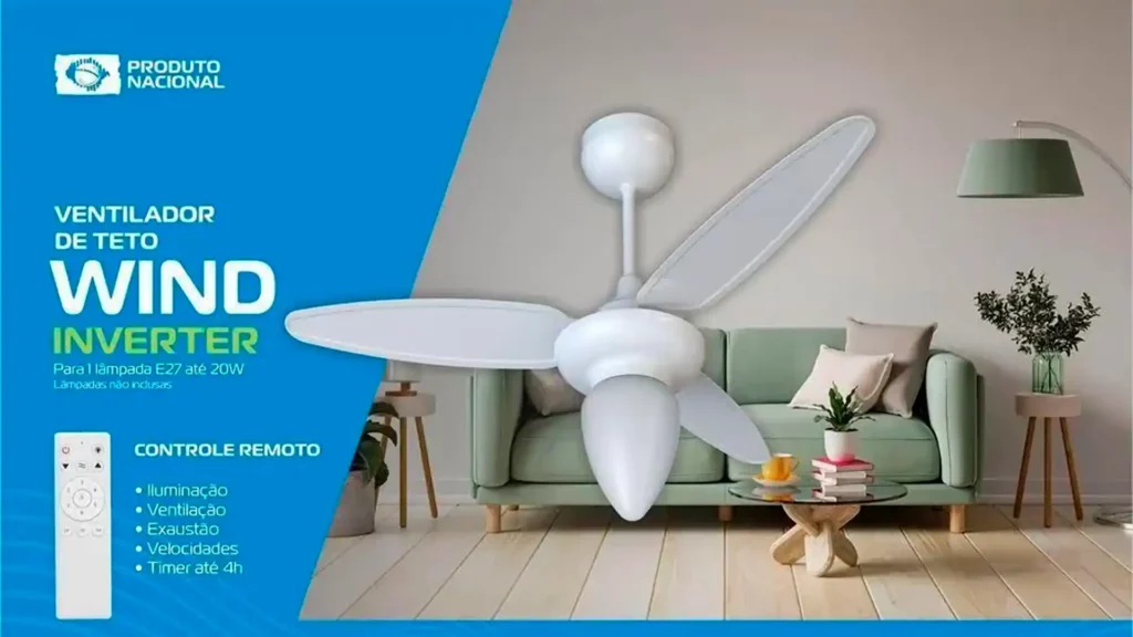 Ventilador de Teto Ventisol Wind é Bom? Vale a Pena? 4 Banner oficial do Ventisol Wind Inverter