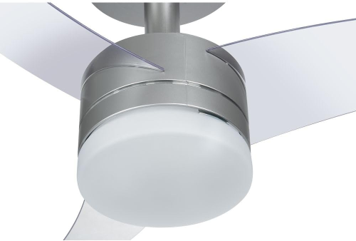 Ventilador De Teto Arno Ultimate Prata/ Transparente 220v